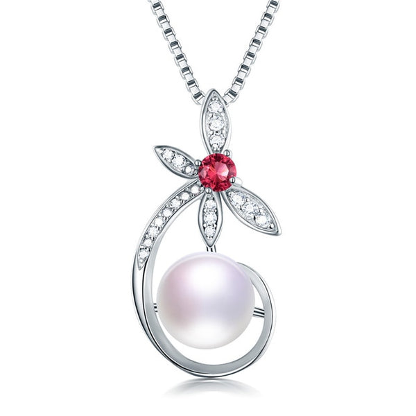 High Quality 925 Sterling Silver Zircon Pendant Necklace