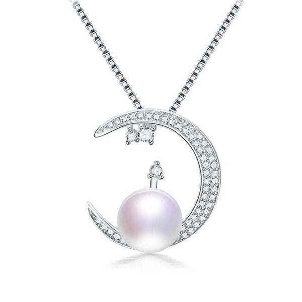 necklace pendant for women genuine freshwater pearl jewelry