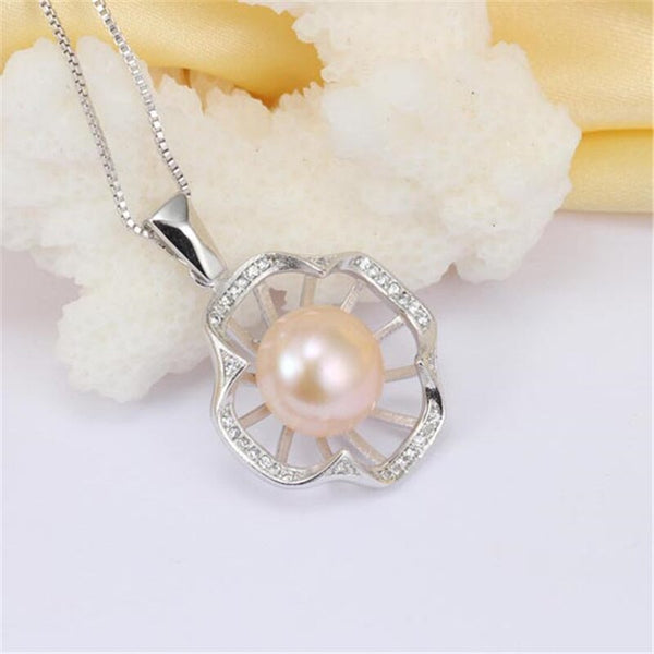 Women Jewelry 925 Sterling Silver Zircon Pendant