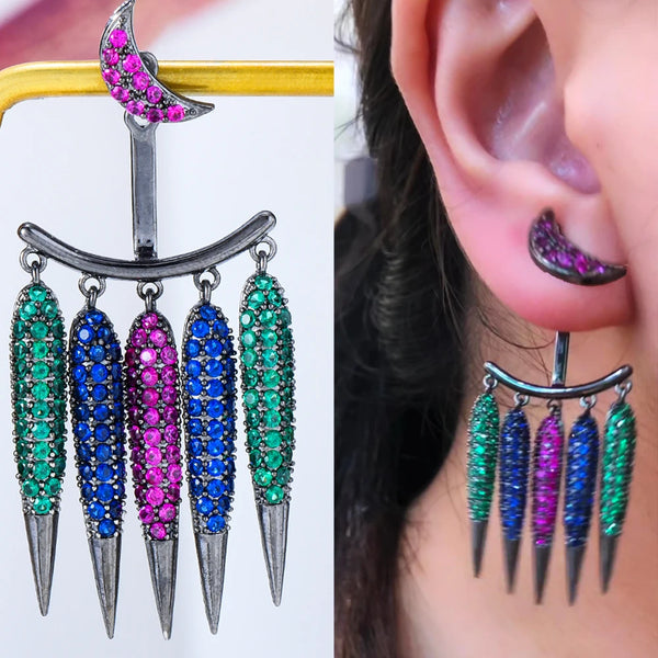 Fashion Trendy Cool Punk Luxury Earrings For Women