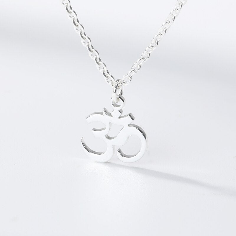 Ohm Unisex Indian OM Symbol Necklace For Woman