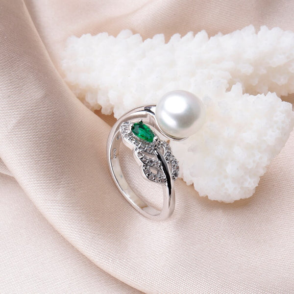 Trendy Feather Shape Open Women Ring