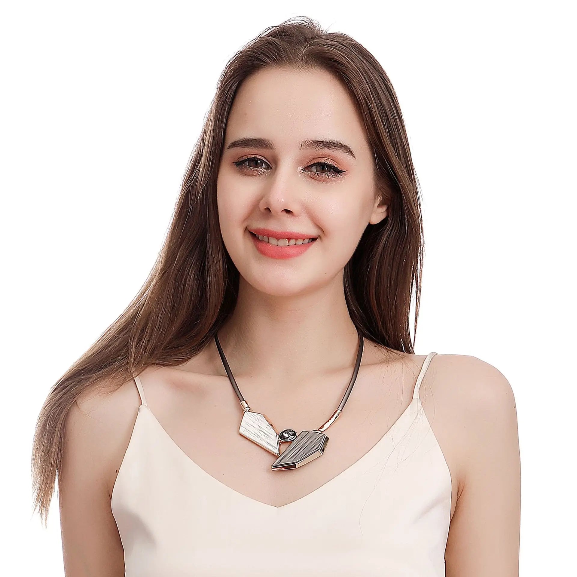 New in Neck Chokers Necklace Goth Chains Suspension Geometry Jewelry For Women