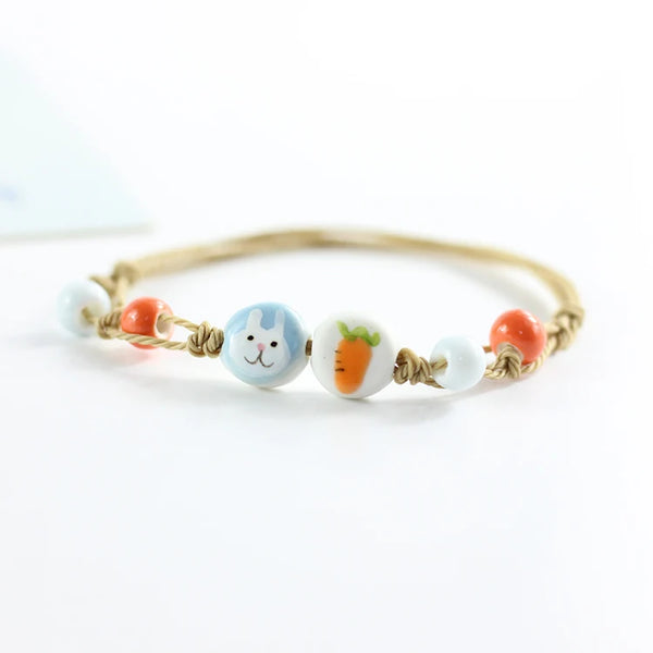 Women Ceramic bracelet student simple bracelets cartoon couple fashion jewelry bracelets