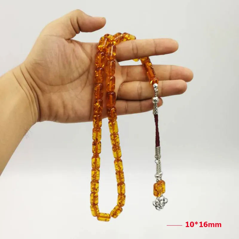 Tasbih Ambers Color Resin Muslim prayer beads Luxury gift