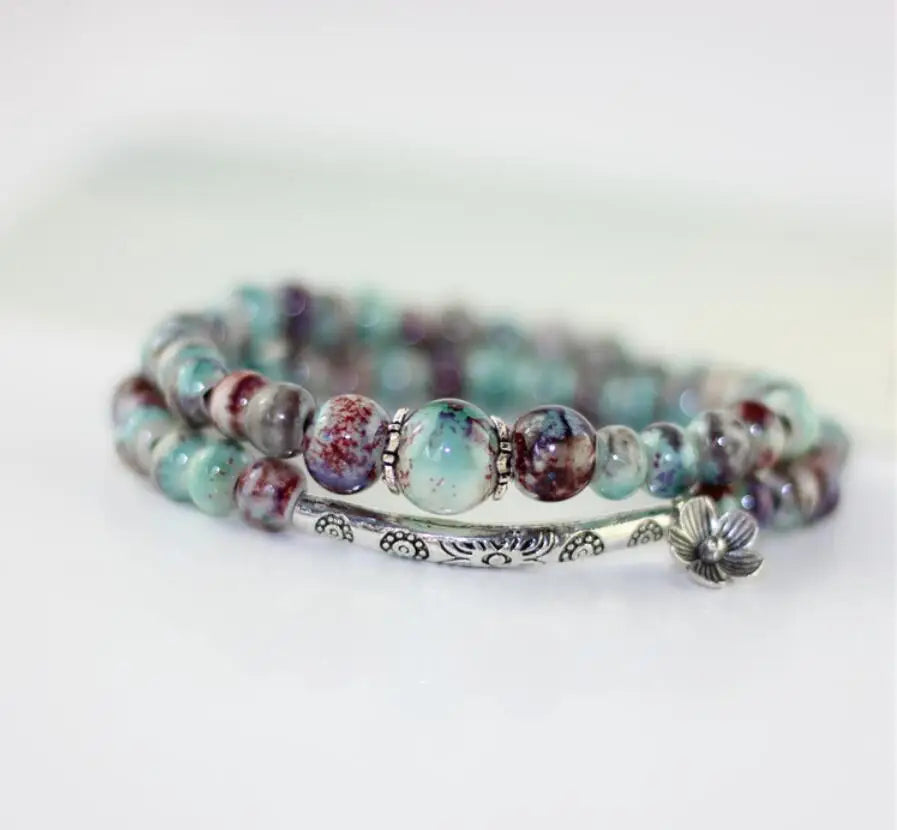 Women's bracelets charms ceramic bracelete and bangles