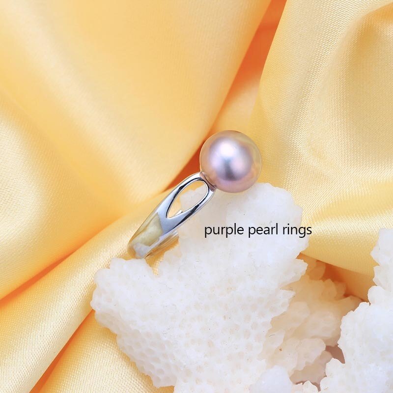 Simple natural freshwater pearl wedding cross ring