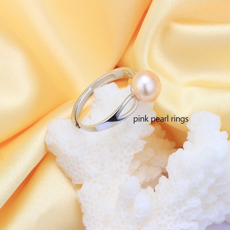 Simple natural freshwater pearl wedding cross ring