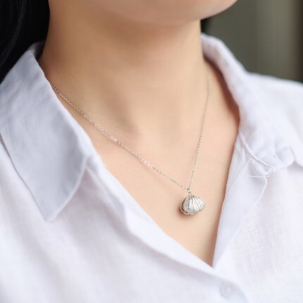 Pearl Necklace Pearl Jewelry Natural Freshwater Pearl Seashell Pendants