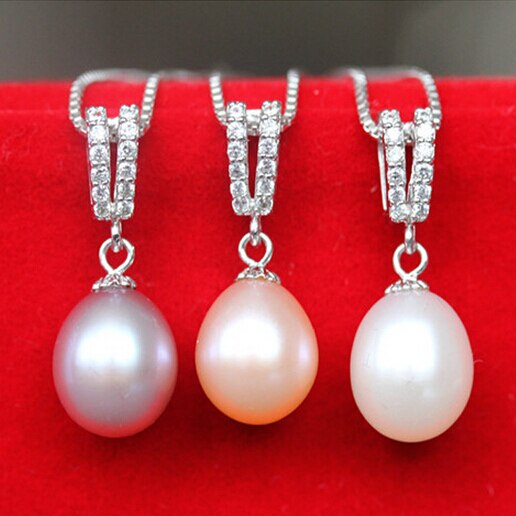 Pearl Necklace 925 Sterling Silver Jewelry For Women