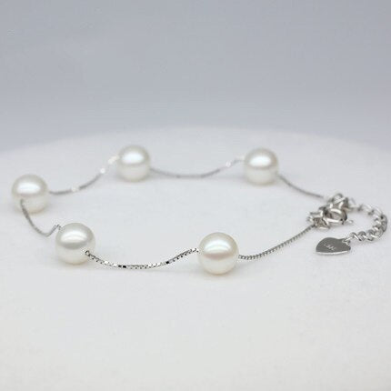 Bracelet Pearl Jewelry 925 Sterling Silver Starry Sky Bracelet