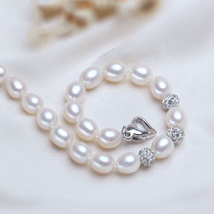 Charm Bracelet Pearl Jewelry Zircon Crystal Ball Bracelet