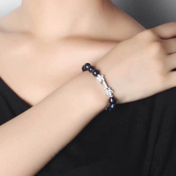 New Black Natural Pearl Fashion Jewelry Bracelet For Women