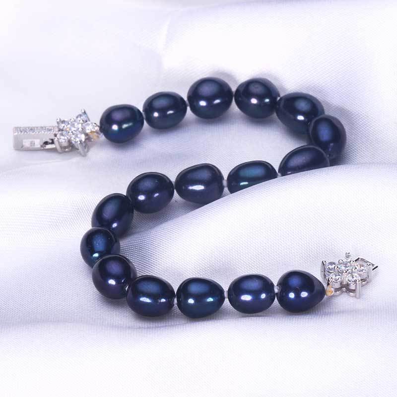 New Black Natural Pearl Fashion Jewelry Bracelet For Women