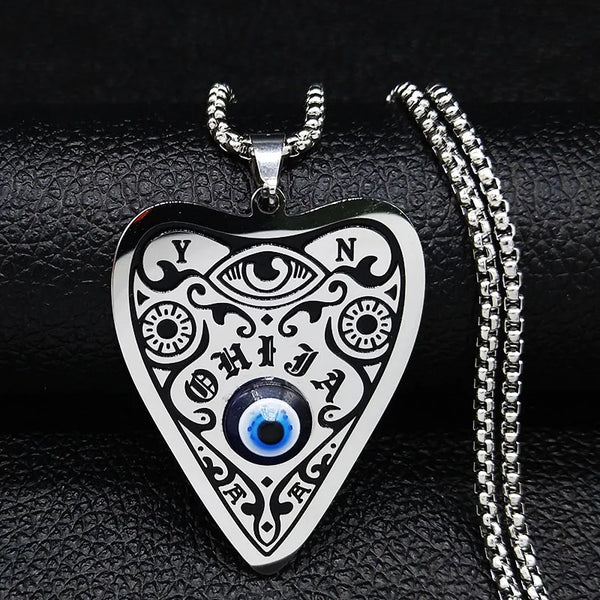 Fashion Wicca Ouija Sun Star Moon Stainless Steel Necklaces for Women