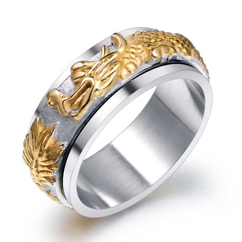 Chinese Dragon Man Finger Ring