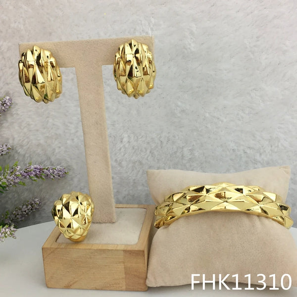 Unique Earrings Sets  24K Plated Earrings Fine Jewelry for Women