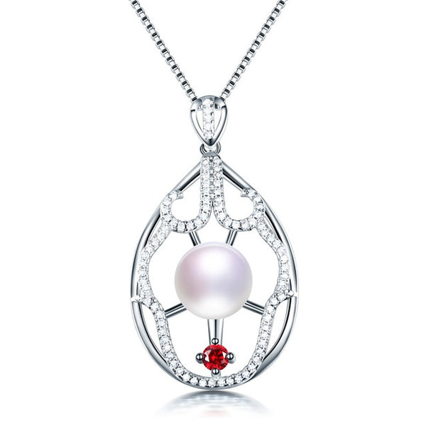 925 Sterling Silver Zircon Pendant