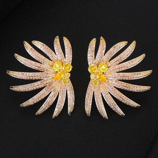 High Quality New Fireworks Shell Pearl Stud Earrings for Women