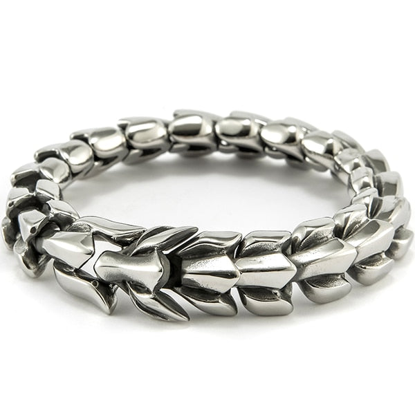 Masculine Dragon Keel Link Chain Bracelet Men