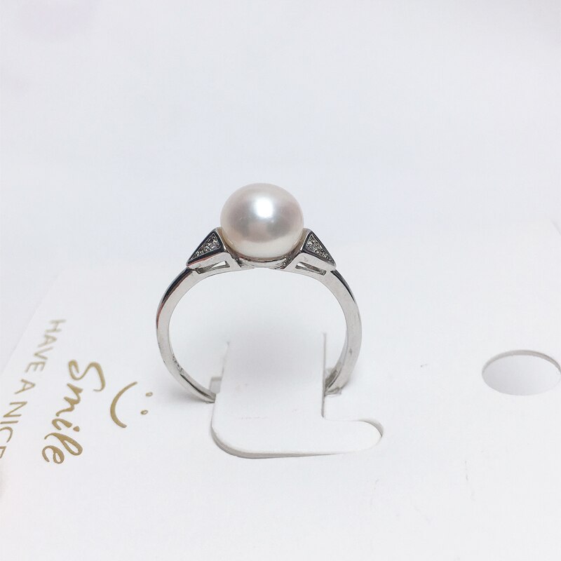 Pearl Ring  100% Real Natural Pearl Simple Fashion Ring