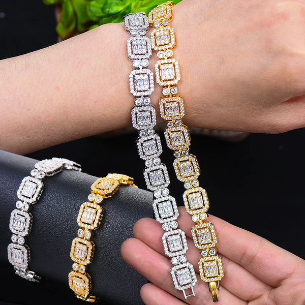 European Trendy Chains stackable Luxury bracelets For Women Surprise Gift