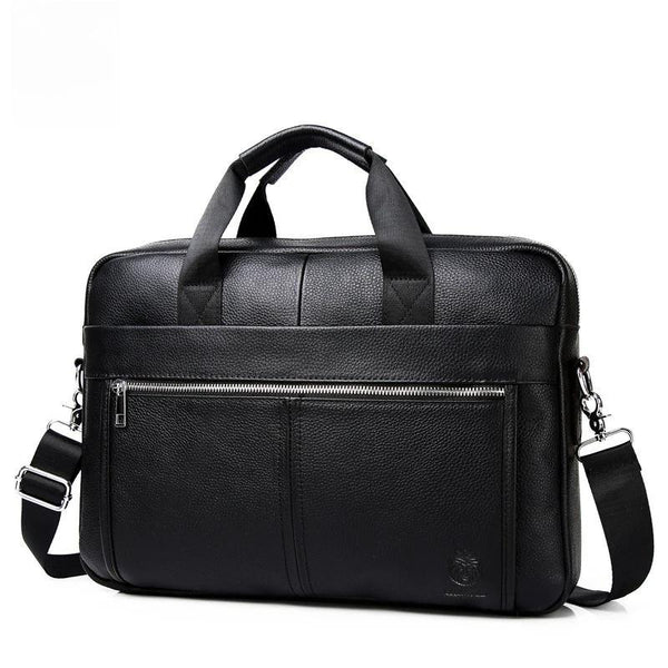 Genuine Leather Briefcases Hard For Men Luxury Handbags Laptop Briefcase Bags