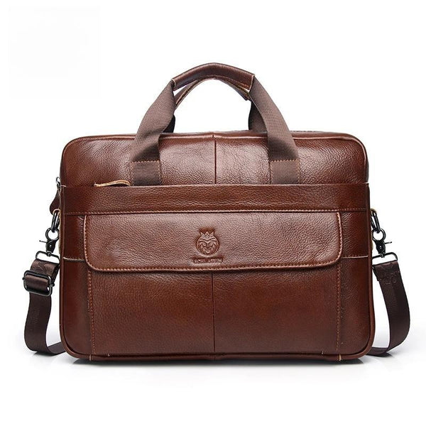 Genuine Leather Briefcases Hard For Men Handbags Laptop Briefcase Bags