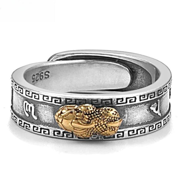 S925 Silver Pixiu Ring Men's and Women