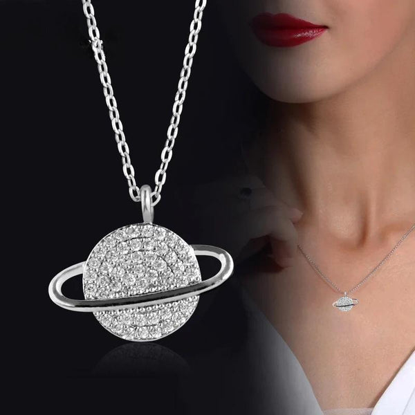 Unique Design Planet Pendant Necklace For Women