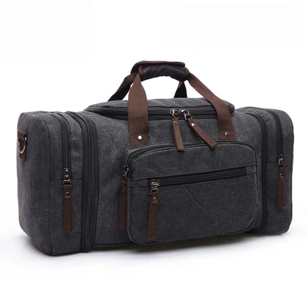 Canvas Travel Bags Large Capacity Carry On Luggage Bags Men Duffel Bag Travel Tote Weekend Bag