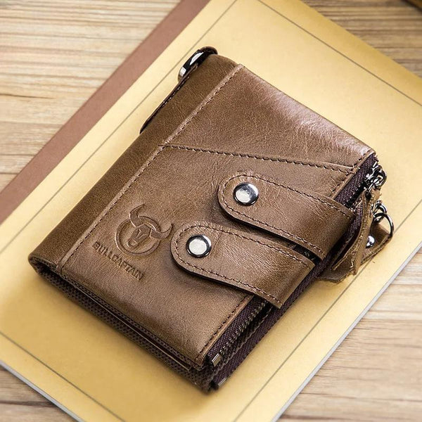 Men's Zipper Wallet Rfid Wallet Multifunction Storage Bag Coin Purse Wallet's Card Bags