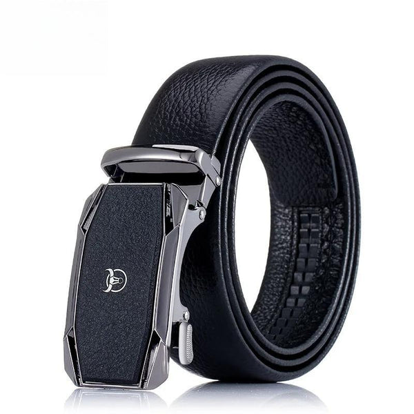 First Layer Leather Automatic Buckle Belt Men's Leather Belt Men's