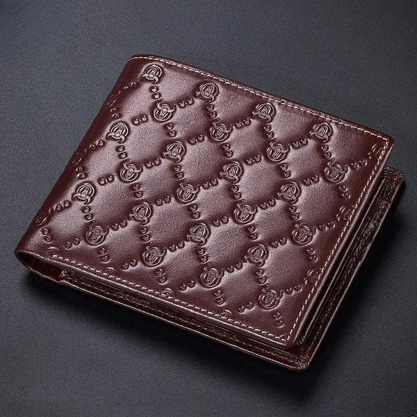 Men's Leather Wallet New Genuine Leather RFID Card Holder Man Wallet