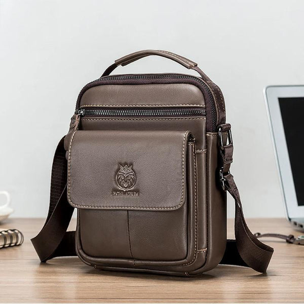 Genuine Leather Single Shoulder Bag Messenger Bag Men