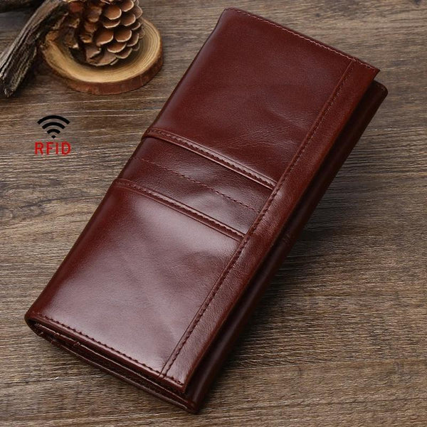 Women Leather  Wallet Long Multifunction Business Card Holder