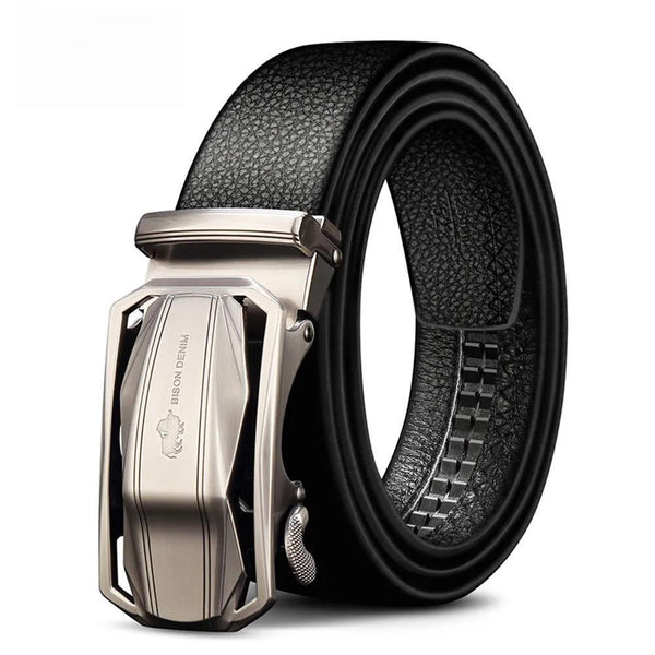 Men's Belt Genuine Leather Male Belts Male Automatic Buckle Casual  Business Men Belt