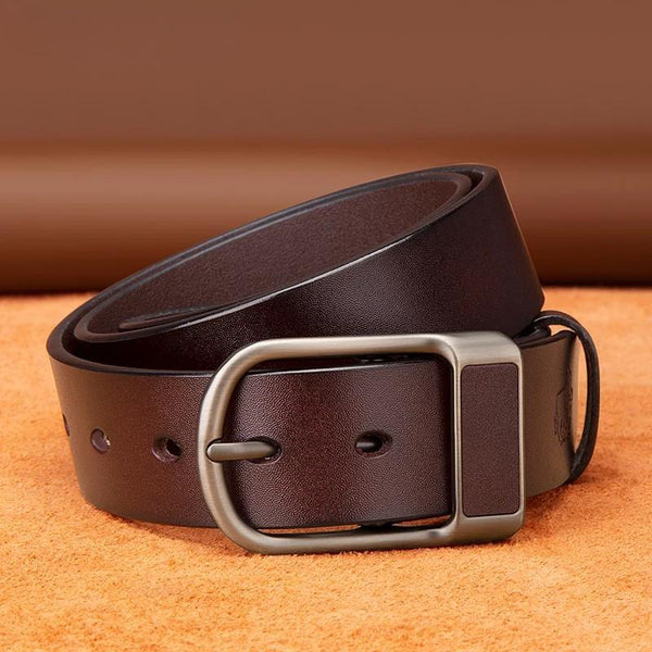 Vintage Luxury Pin Buckle Male Strap Fancy High Quality Belt For Men