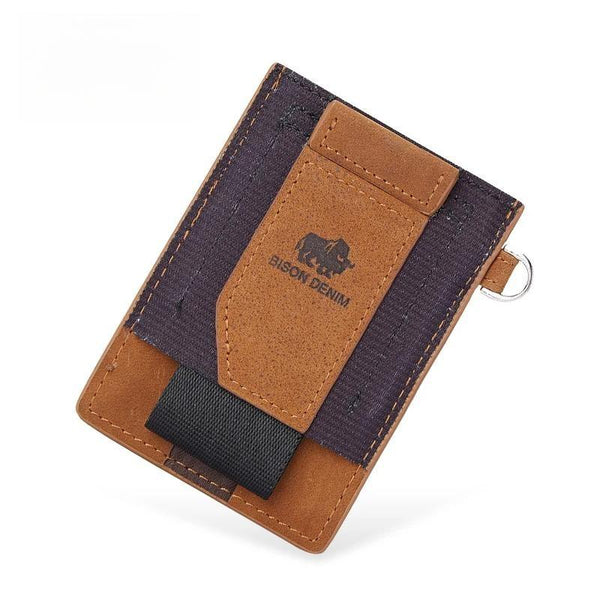 Genuine Leather Vintage Business Passport Covers Multi-Function ID Bank Card Holder Wallet