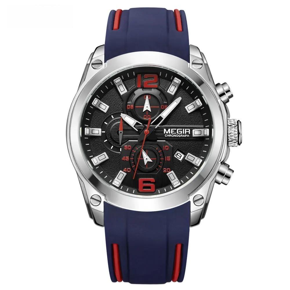 Men's Chronograph Analog Quartz Watch with Date