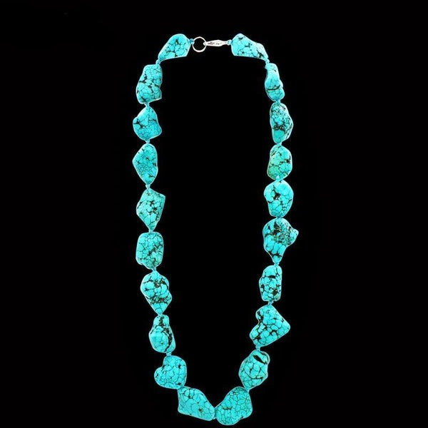 Natural Irregular Stone Turquoises Chokers Necklace