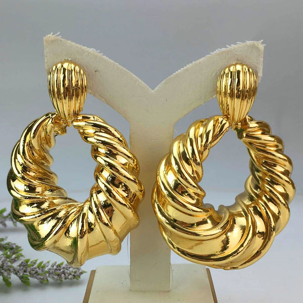 Big Bold Earrings Huge Earrings Brazilian Jewelry for Women Party Gift