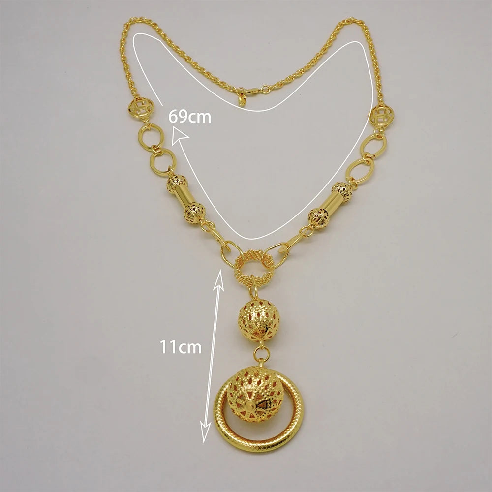 Trendy Jewelry Pendant Necklaces For Women Long Chain Statement Necklace