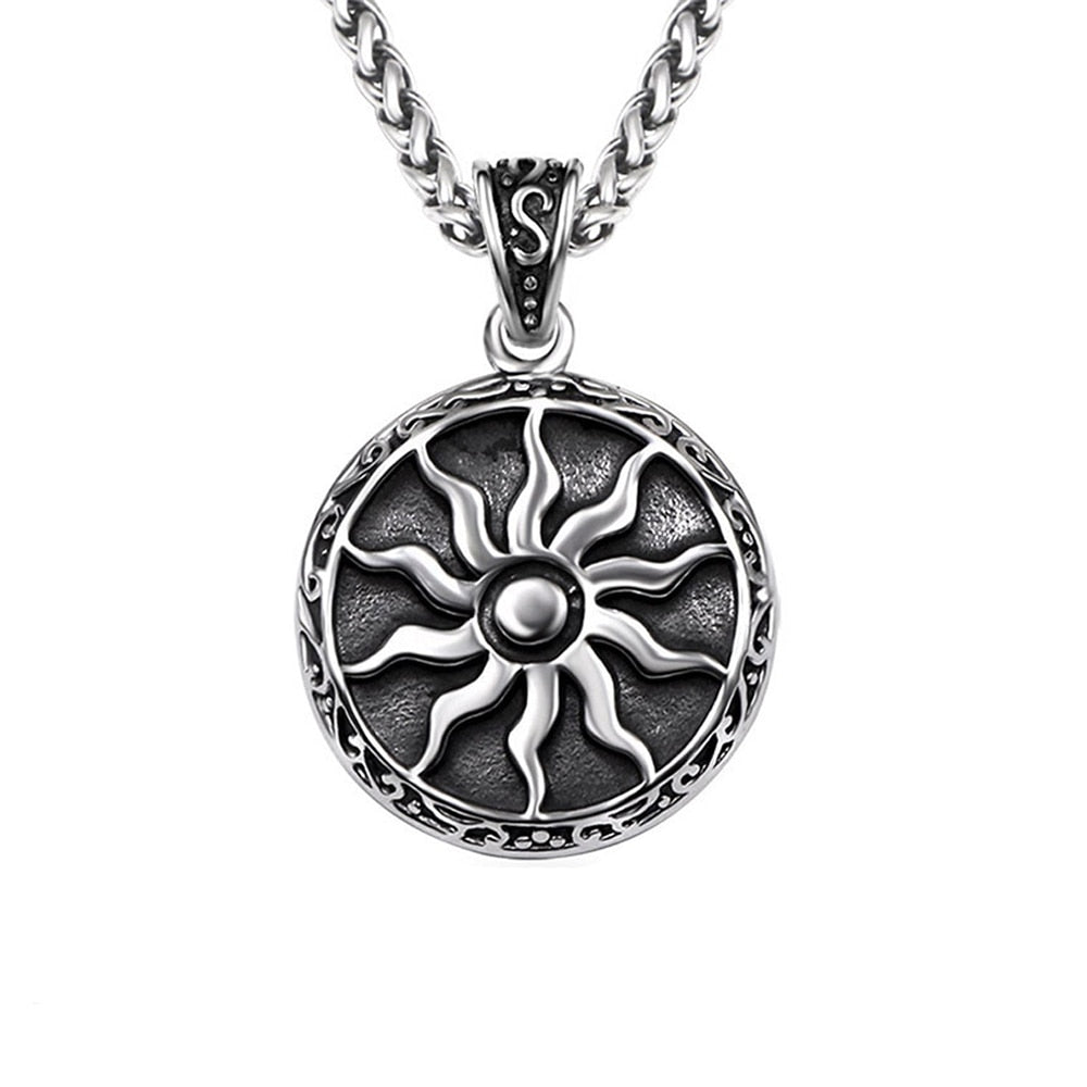 Classic Vintage Apollo Amulet Sun God Pendant For Men Women