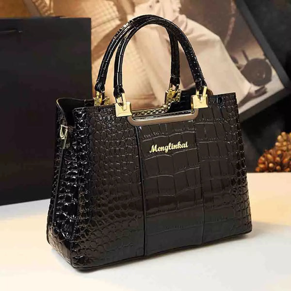 Luxury Crocodile Bag for Women Casual Tote