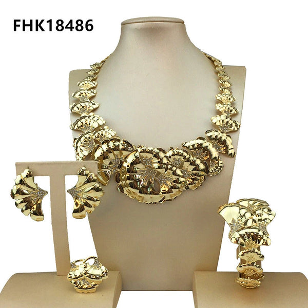 Newest Italian Jewelry Sets Big Nigeria Jewelry for Women