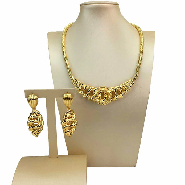 New Jewelry Copper Material Brazilian Jewelry Sets for Women