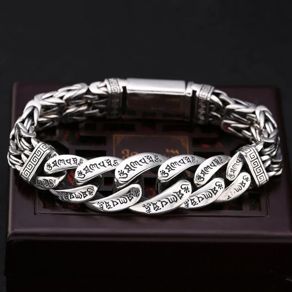 New Silver Jewelry Men's Bracelet