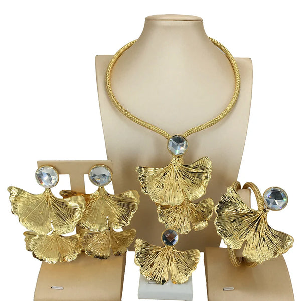 Brazilian Jewelry Unique Bold Jewelry Sets for Women Party Gifts