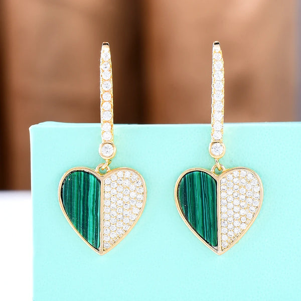 Romantic Cute Heart Earrings New Trendy Fashion Style For Women Girl